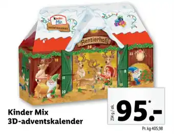 Lidl Kinder julekalender tilbud