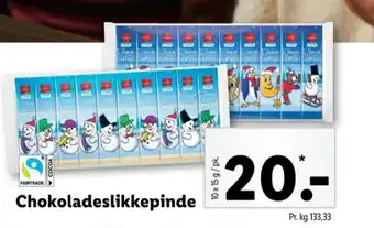 Lidl Favorina chokoladeslikkepind tilbud