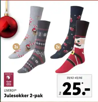 Lidl Livergy sokker tilbud