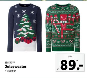 Lidl Livergy sweater tilbud