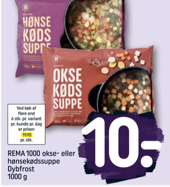 REMA 1000 Rema 1000 hønsekødssuppe tilbud