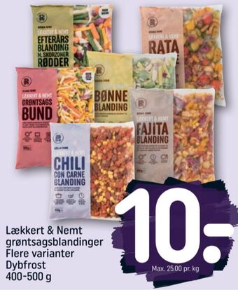 REMA 1000 Rema 1000 grøntsager tilbud