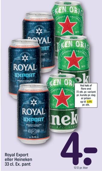 REMA 1000 Export øl tilbud