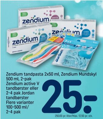 REMA 1000 Zendium tandpasta tilbud