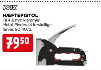 jem & fix Max hæftepistol tilbud