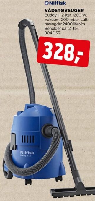 jem & fix Nilfisk våd-/ tør støvsuger tilbud