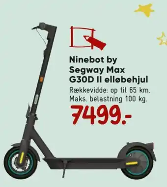 Bilka Ninebot by Segway Max G30D II Elløbehjul tilbud