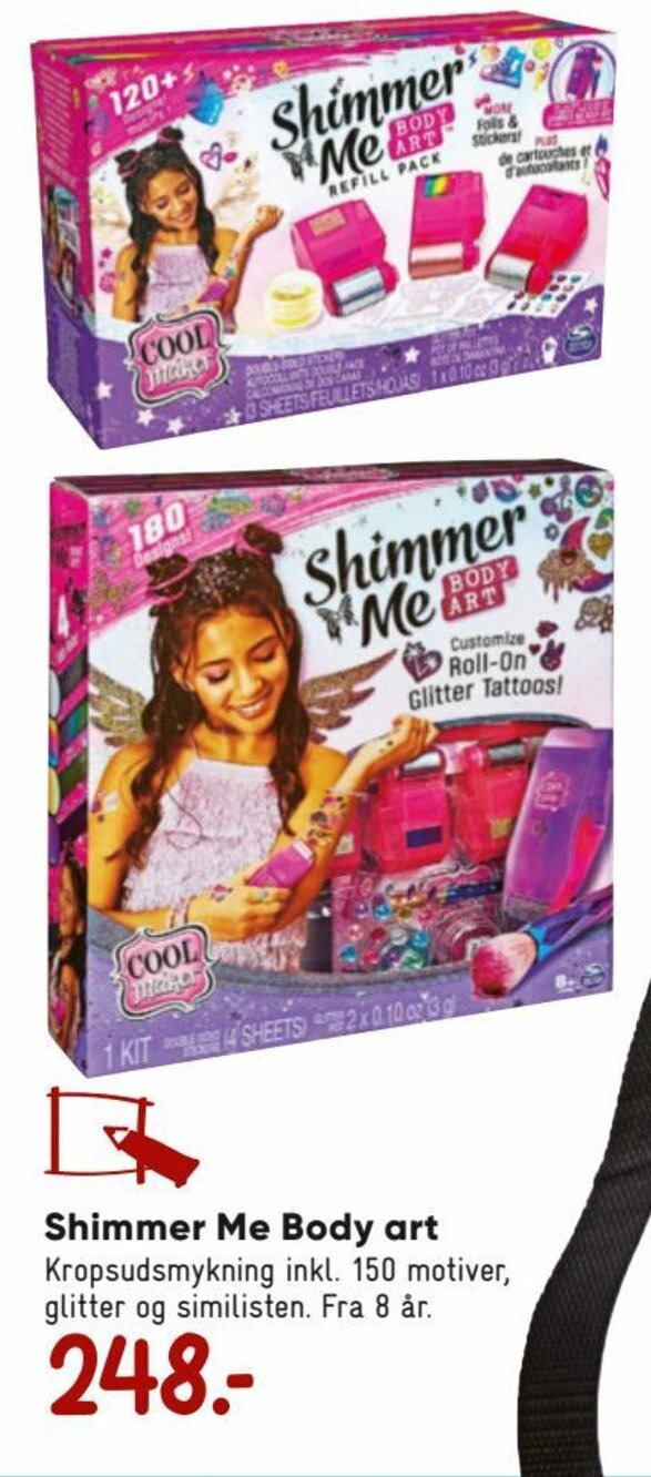 Shimmer Me Body Art tilbud hos Bilka
