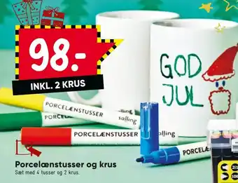 Bilka Porcelænstusser og Krus tilbud