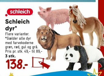 Bilka Schleich dyr tilbud