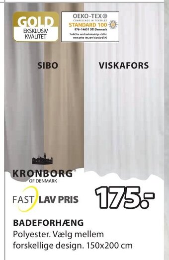 JYSK Badeforhæng tilbud