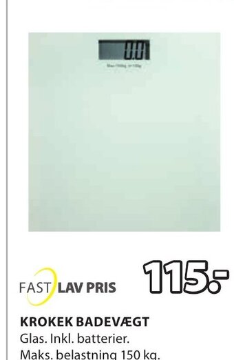 JYSK Krokek Badevægt tilbud
