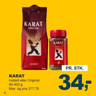 Let-Køb Original kaffe formalet tilbud