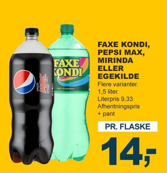 Let-Køb Faxe kondi sportssodavand tilbud