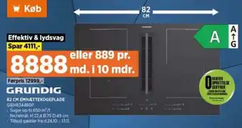 Power Grundig indbygningskogeplade tilbud
