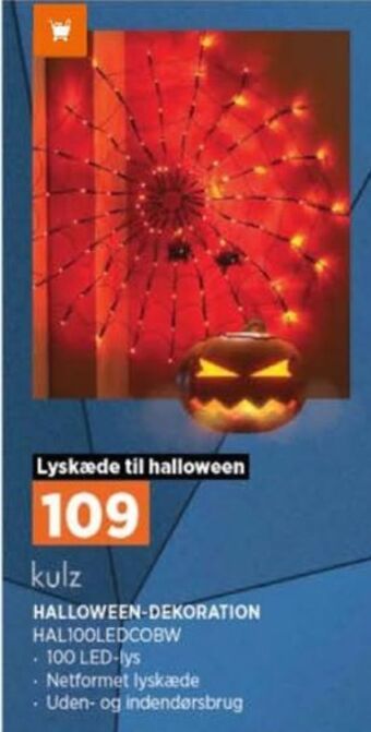 Power Kulz halloweenlysdekoration tilbud
