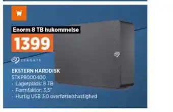 Power Seagate harddisk tilbud