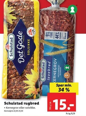 Lidl Schulstad Rugbrød tilbud