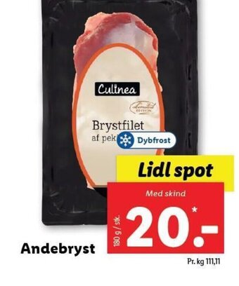 Lidl Andebryst tilbud