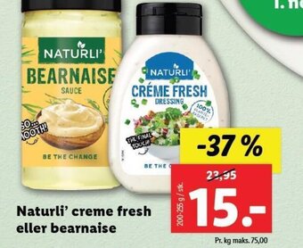 Lidl Naturli'Creme Fresh eller Bearnaise tilbud