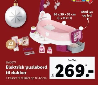 Elektrisk Puslebord til Dukker