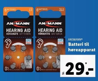Lidl Batteri til Horeapparat tilbud