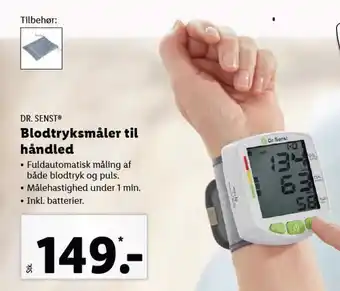 Lidl Blodtryksmåler til Håndled tilbud