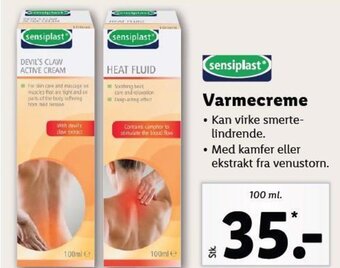 Lidl Varmecreme tilbud