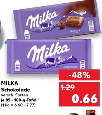 Kaufland DE Milka Schokolade tilbud