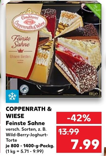 Kaufland DE Coppenrath & Wiese Feinste Sahne tilbud
