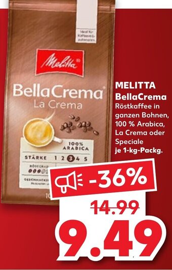 Kaufland DE Melitta BellaCrema tilbud
