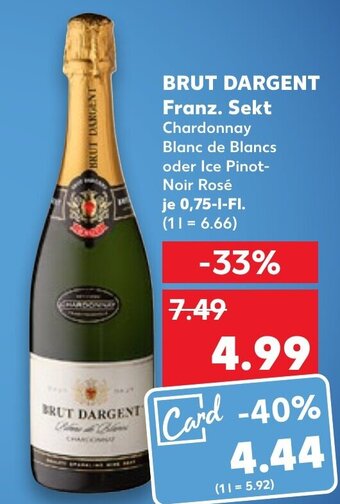 Brut Dargent Franz. Sekt