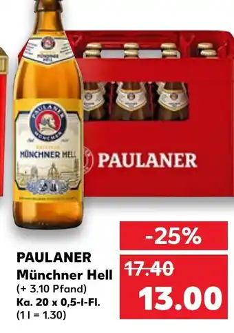 Kaufland Paulaner Münchner Hell tilbud