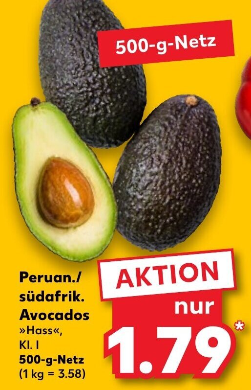 Peruan./ Südafrik. Avocados tilbud hos Kaufland