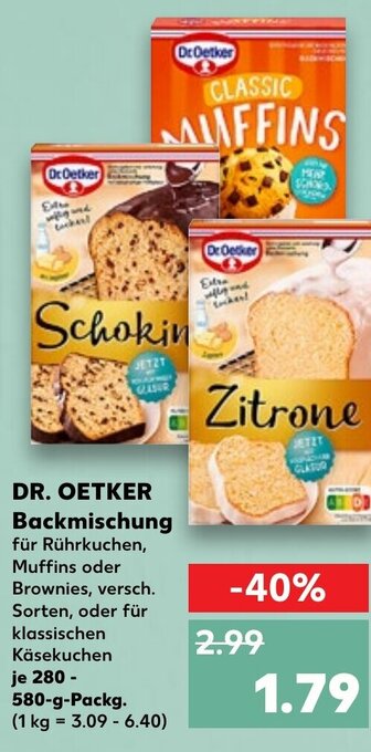 Kaufland Dr. Oetker Backmischung tilbud