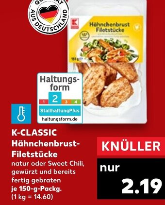 Kaufland K-Classic Hähnchenbrust-Filetstücke tilbud