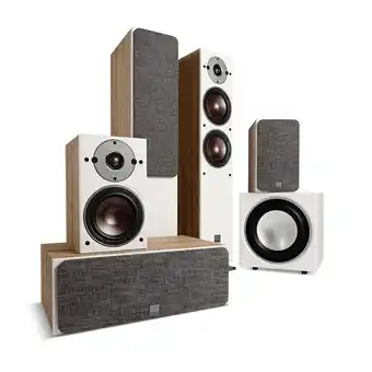 Hi-Fi Klubben Dali oberon 5 + oberon 1 + oberon vokal + sub e-9 f hjemmebio-system tilbud