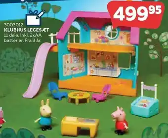 Klubhus legesæt