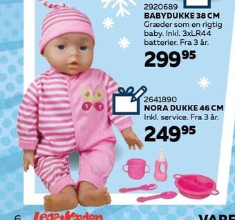 Nora dukke 46 cm
