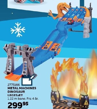 Legekæden Metal machines dinosaur legesæt tilbud