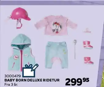 Legekæden Baby born deluxe ridetur tilbud