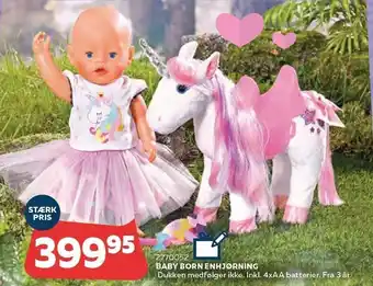 Legekæden Baby born enhjørning tilbud