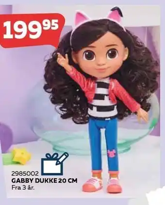 Legekæden Gabby dukke 20 cm tilbud