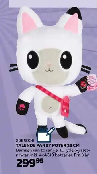 Talende pandy poter 33 cm