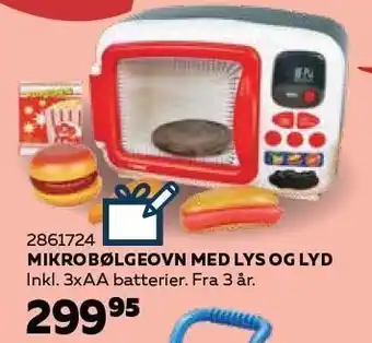 Legekæden Mikrobølgeovn m. lys og lyd tilbud