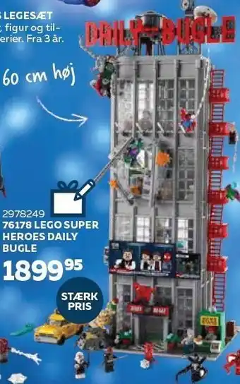Legekæden Lego super heroes daily bugle tilbud