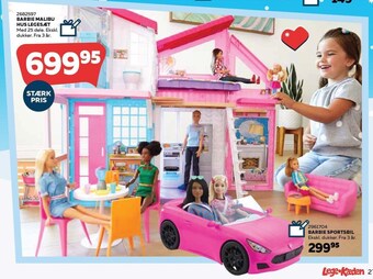 Legekæden Barbie malibu hus legesæt tilbud