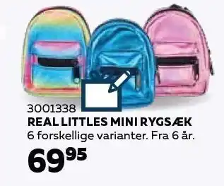 Legekæden Real littles mini rygsæk tilbud