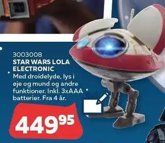 Legekæden Star wars lola electronic tilbud