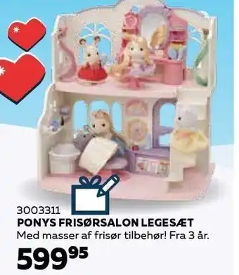 Legekæden Ponys frisørsalon legesæt tilbud